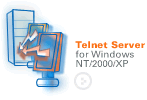Telnet Server for Windows NT/2000/XP/2003/2008/2012/7/8/10